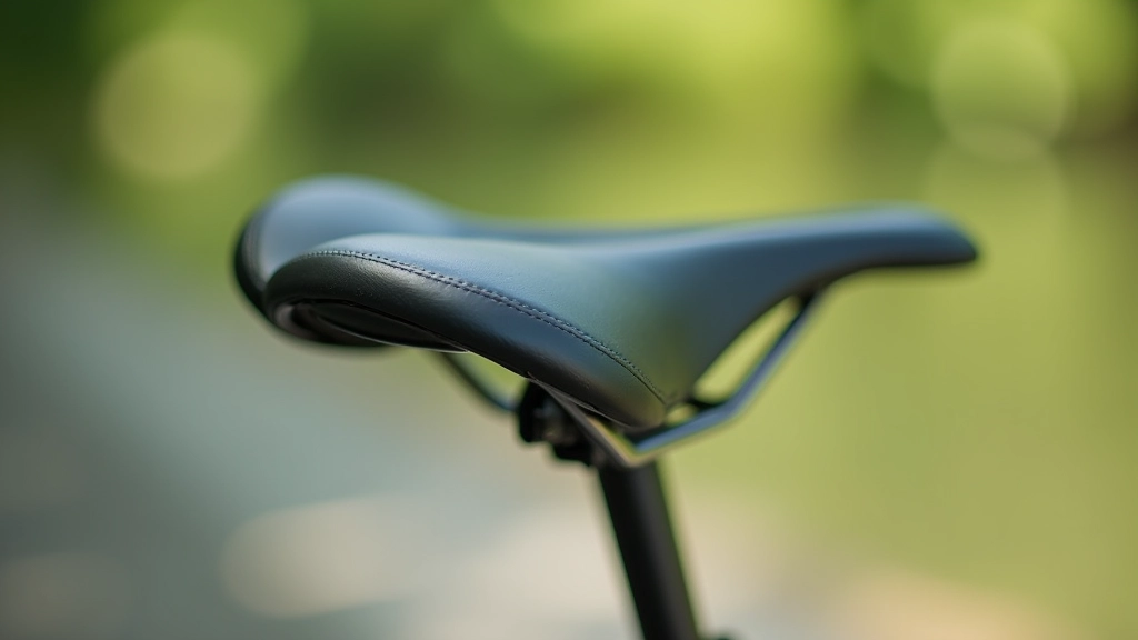 Ergonominė promotomočio sėdynė, apvali forma, plati parama, nuotrauka iš šono